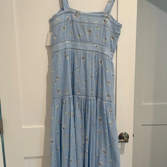 Joie Sleeveless Charmesse dress in Dream blue multi.  Size 10 New with tags - Picture 4 of 6